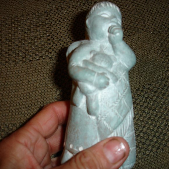 Isabel Bloom Angel - Angel Sucking on Thumb Holding Bear - Decorative Angel 1998 - Picture 4 of 6